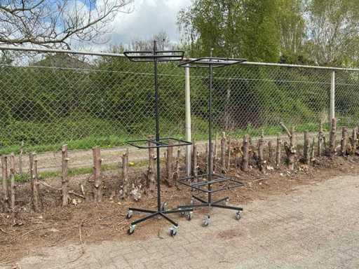 Suport pentru haine mobil (2x)