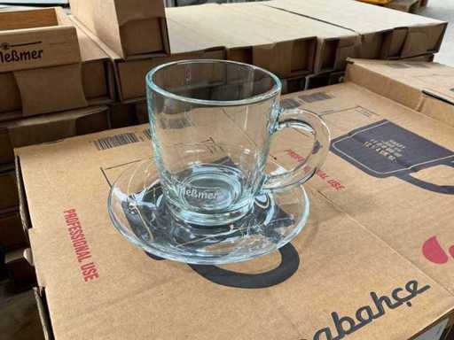 Meßmer Teegläser und Teetablett