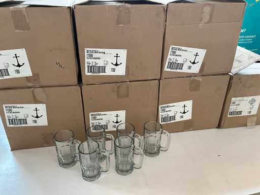 Anchor Hocking Bier glas (149x)