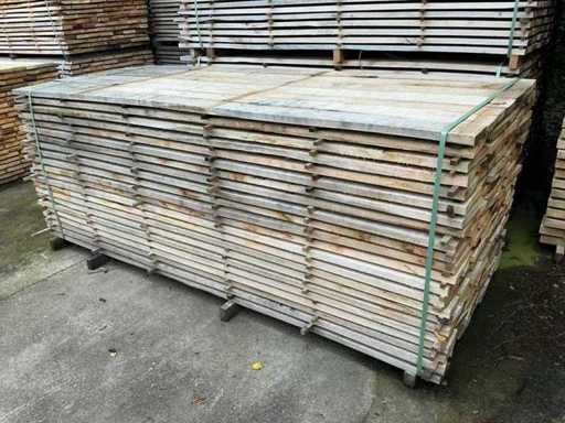 Straight oak planks rustic approximately 1,485 m3