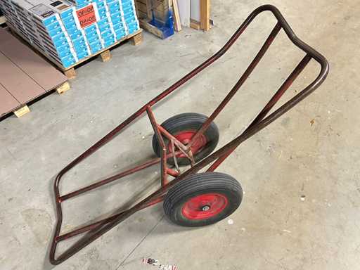 Carrello a rulli per tappeti