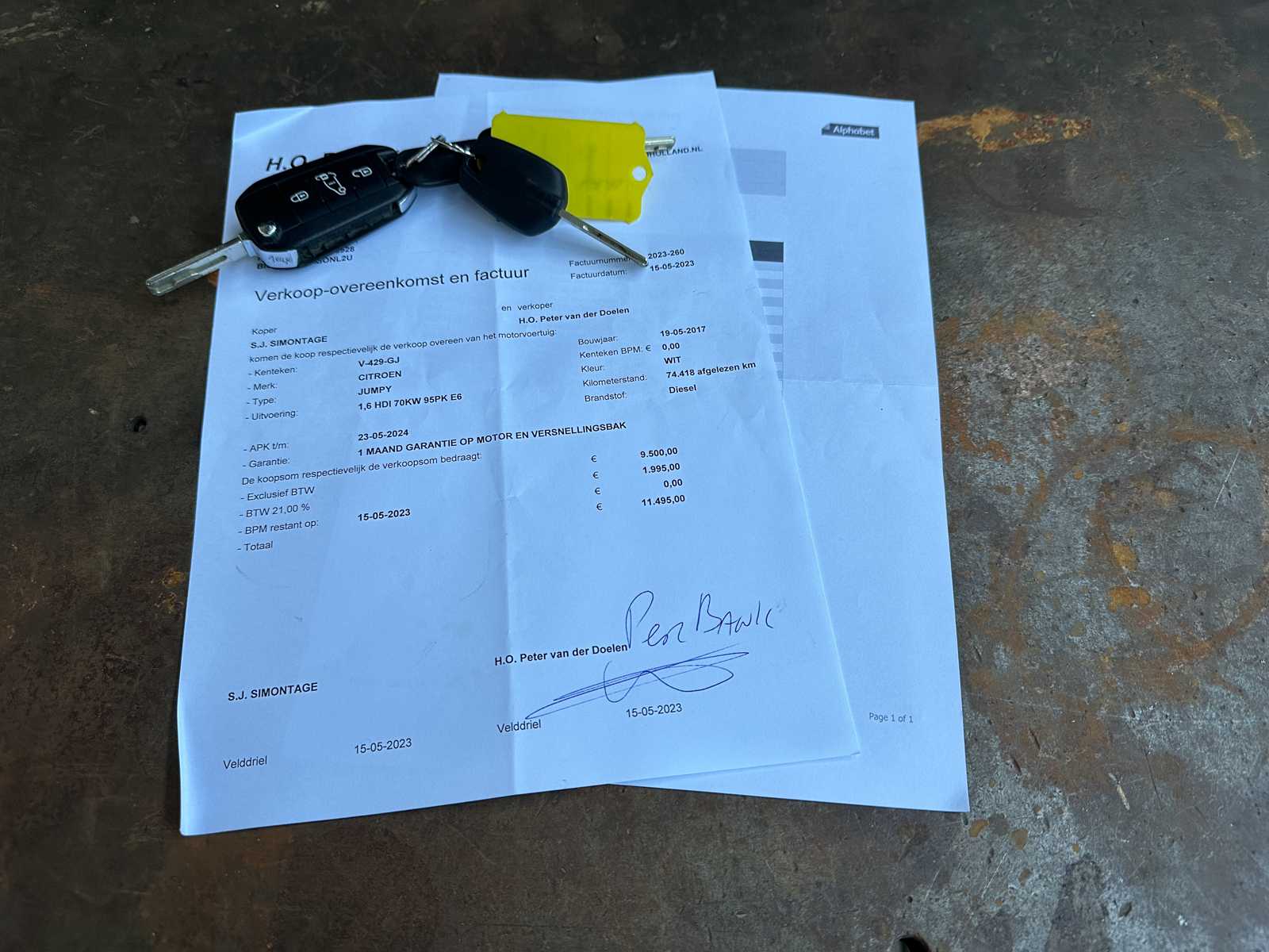 Citroen Jumpy 1.6 BlueHDI 95 Co M 95PK 2017, V-429-GJ