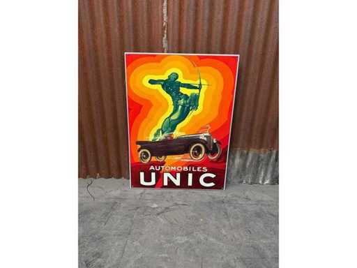 Unic Automobiles Emaille Plaat - Wanddecoratie