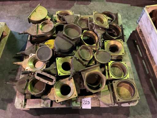 Mesttank messing afsluiters