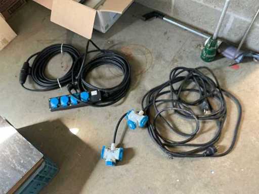 Diverse verlengsnoeren (4x)