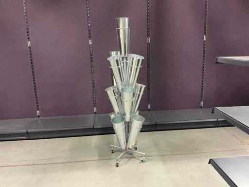 Mobile Presentation Rack