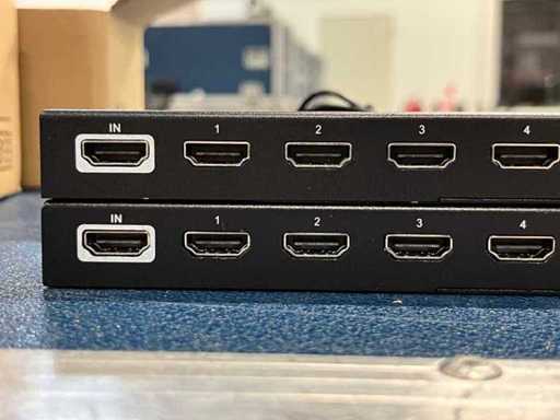 Puretools / Purelink - 8-fach HDMI-Verteiler (Splitter), 4K (2 Stück)