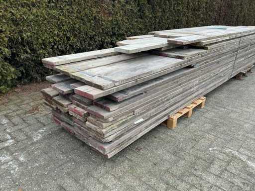 Batch of scaffolding planks