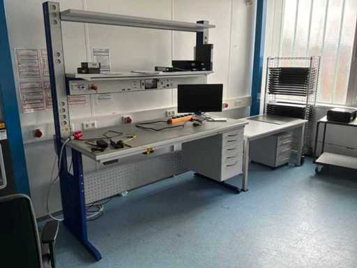 HERA ESD work table electr. Height adjustable