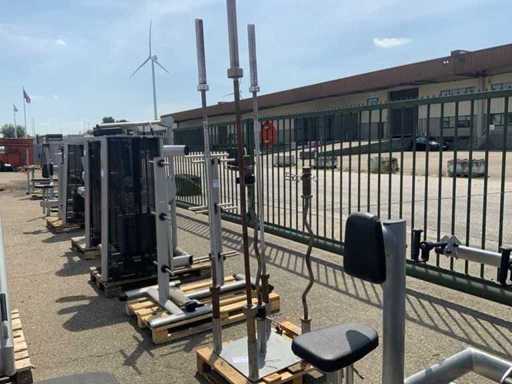 onbekend 50mm stangen 5x met plateau Krachtstation