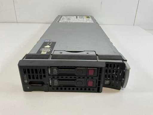 HP ProLiant BL460c Gen 9, 2x Xeon(R) E5-2690 v3, 512 GB RAM(16x 32 GB), 2x 120 GB SSD(TK0120GDJXT) Blade