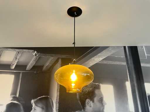 Glass pendant lamp (6x)