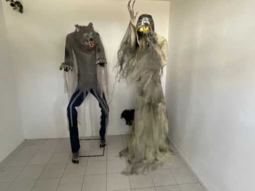 Poupée animatronique d’Halloween W1 et A12 (2x)