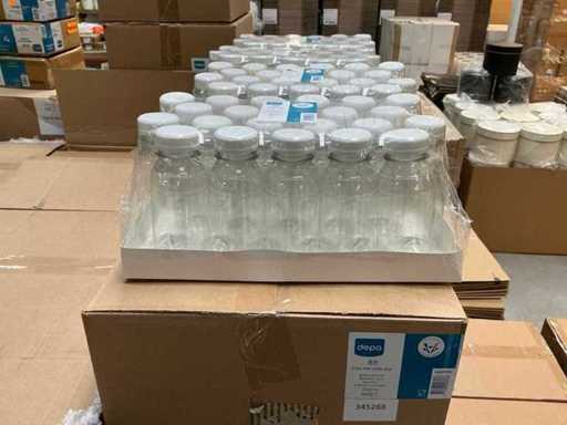 Lot de sticle Depa cu capac alb 250ml (792x)