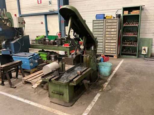 Machine à scier en métal lourd Berlett 350 de 1954