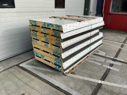 Profil sablowy - D 100/130 - Panele kanapkowe (9x) 21,3 m2