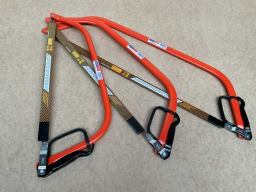 3 piły do metalu z ochroną ręki