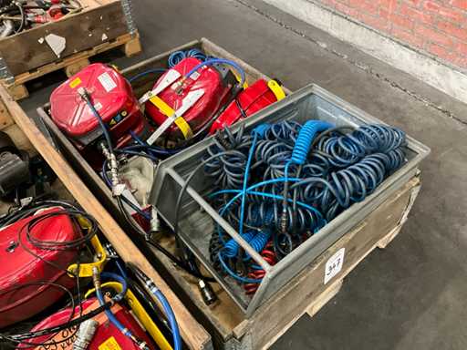 Divers bobinets de tuyaux à air (5x)