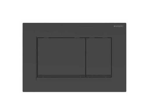 Geberit - Sigma30 - Control plate, 2-button flush matte black