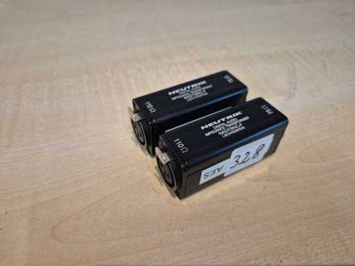 Trasformatore di impedenza audio digitale Neutrik (2x)