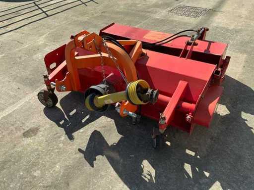 Cardan driven with collection tray Sweeping brush