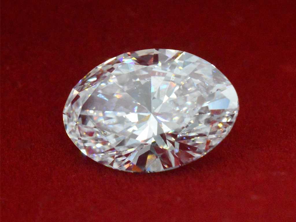 Diamant - 0,53 karaat diamant (gecertificeerd)