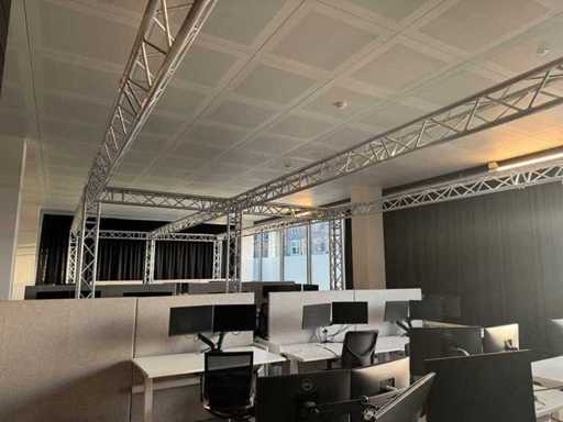Forftex – kratownica aluminiowa – ponad 205 metrów elementów kratownicowych