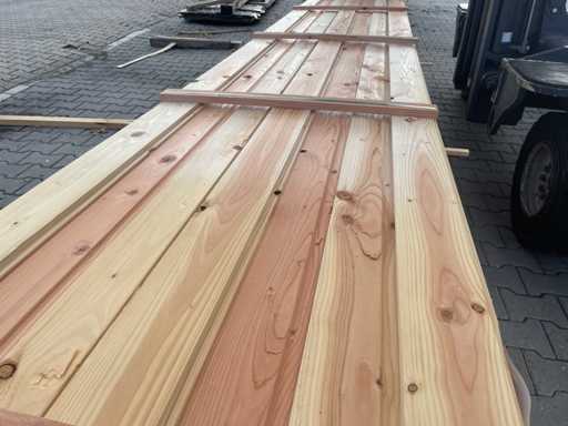 Douglasie Fachwerkfalz 5000x130x18mm (80x)