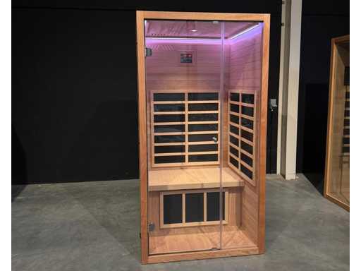 Funda - Mahogany - Infrared sauna - 1 person
