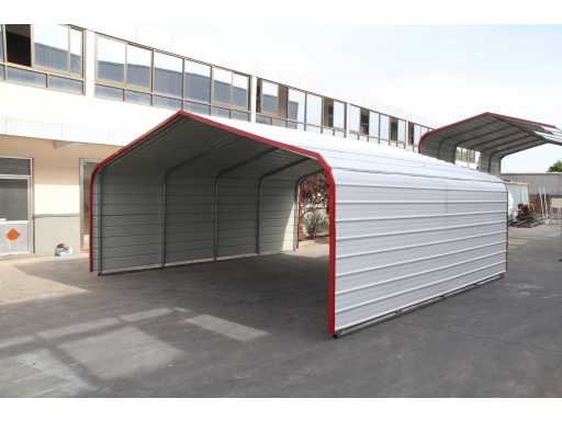 Garage métallique / auvent Field Industries 6,10x6,10 mètres (37 m2)
