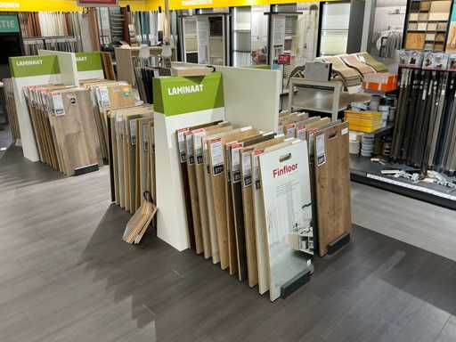 Partia próbek podłóg z uchwytami PVC/laminat/parkietu