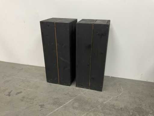 Piedestal din lemn de schel? Material de decor (2x)