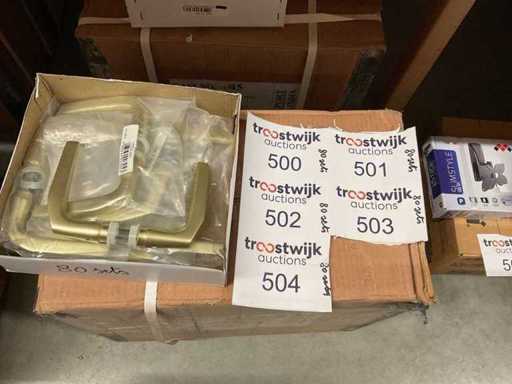 80x Türgriffe aus Aluminium