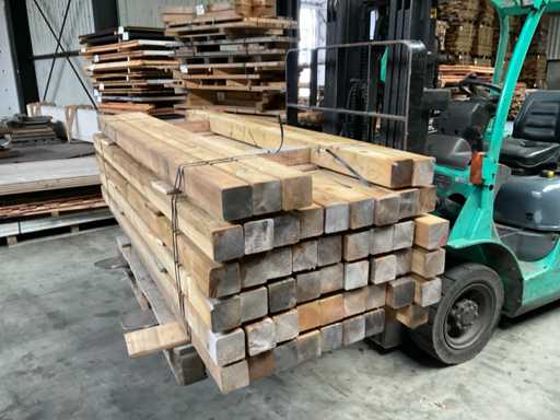 Kiefern-imprägnierter Gartenpfosten 195x8,8x8,8 cm (50x)