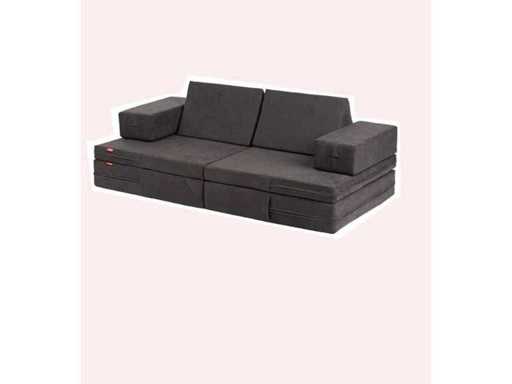 Sofa Zonky- children's chair- New - Grey - 136x68x46cm