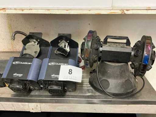 JBSYSTEMS Lights LED CLUBCAN Led ClubScan (2x)