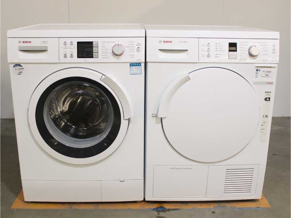 Bosch Logixx 9 VarioPerfect Washing Machine & Bosch Avantixx 6 ActiveAir Technology Dryer