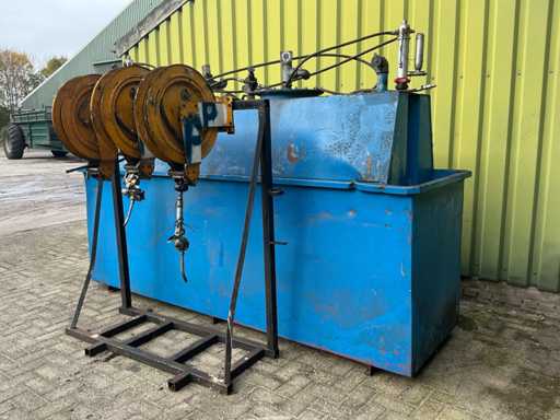 Olie opslag Olie opvangbak