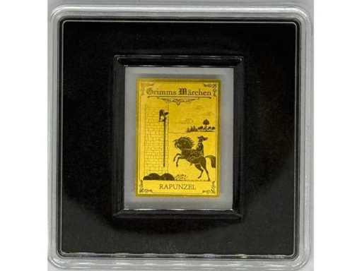 Gold 999 (1/500 oz) – Heinz Erhardt "Mischievous" – Chad 3000 Francs CFA – Limited Gold Coin Bar