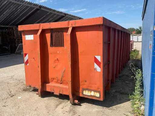 Waste container 'cable' with flap