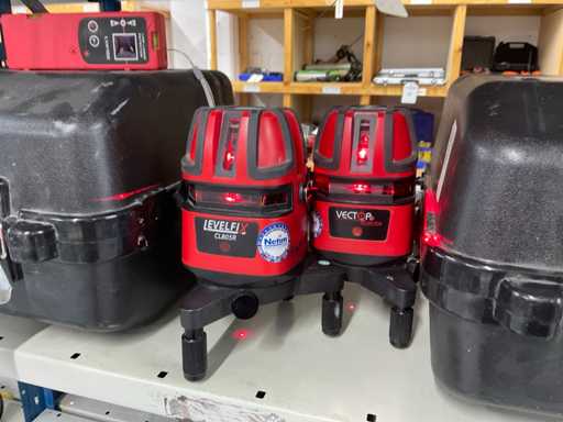 Levelfix CL805R Láser de línea cruzada (2x)