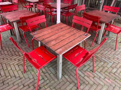 Fermob - Luxembourg - Aluminium terrasstoel (4x)