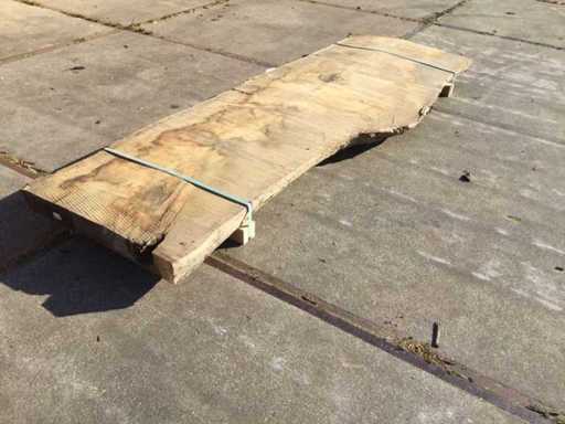 Tree trunk Table top oak 2880 x 1000 x 90 mm