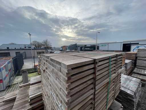 Guyana Ipé Planken feine gesägte 1250x80x27mm (228x)