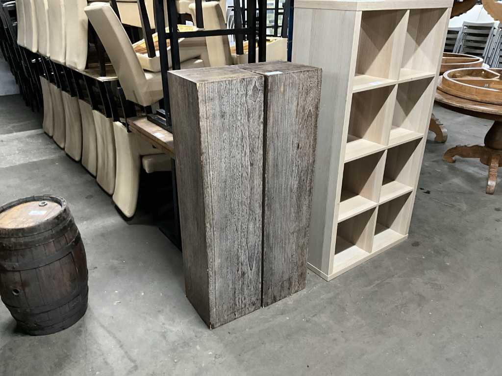 colonne di legno (2x)