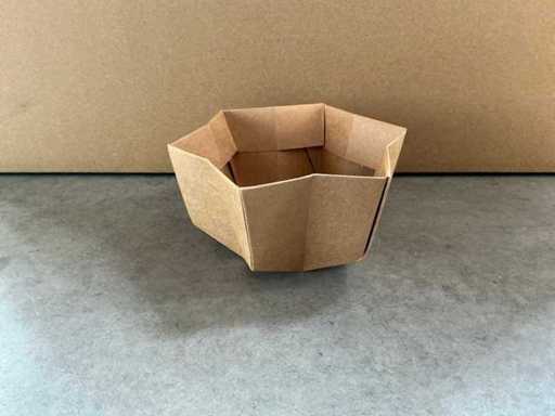 Partij Potcovers Kraft 16/16x7.5/7.5x8.5cm (1040x)