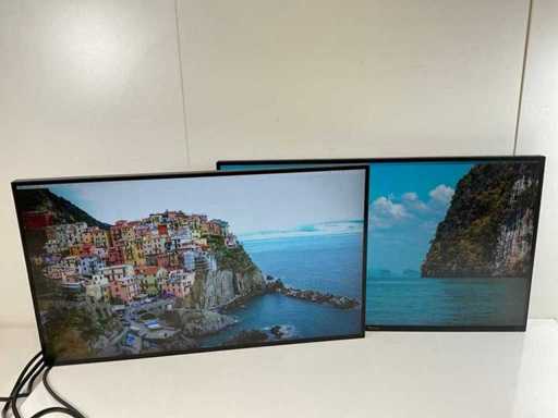Lenovo (P27h-20/T27QD-40) 27", 2560x1440 (QHD) Monitory IPS (2x)