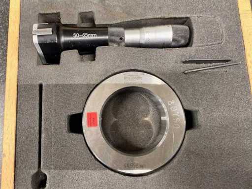 Preisser - Dreipunkt-Innenmessgerät mit Einstellring – 50–65 mm