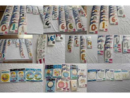 Assortiment de ballons en aluminium (500x)