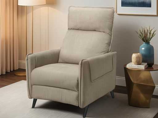 FLEXISPOT Adult Reclining Massagestoel, Stoffen Fauteuil